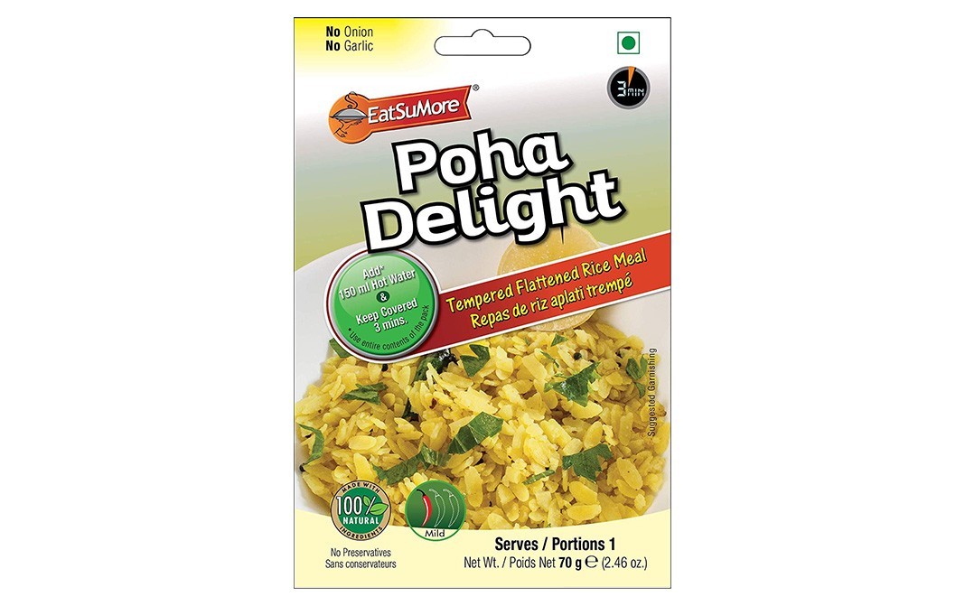 EatSuMore Poha Delight    Pack  70 grams